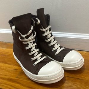 Size 7 men Rick Owen sneakers